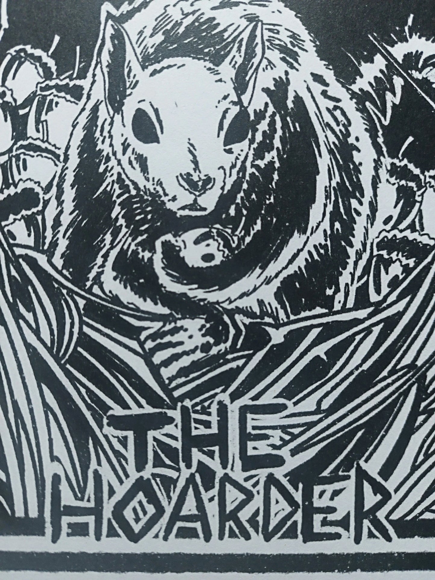 The Hoarder A4 print