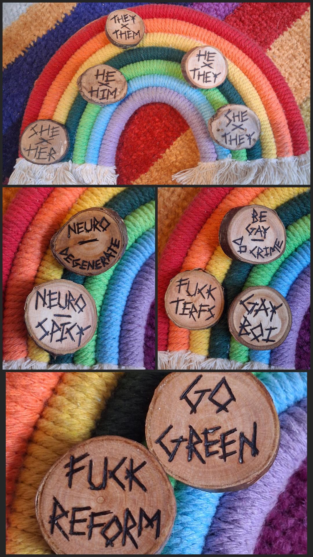 Hand Burnt Pyrography Pieces
