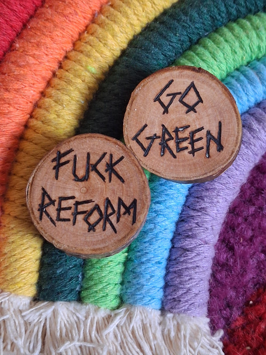 Lefty Political badges