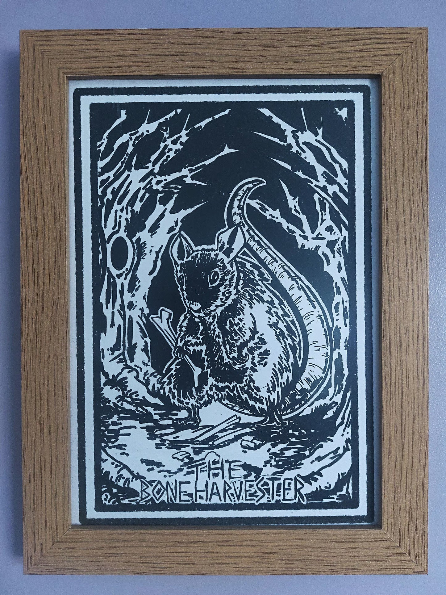 The Bone Harvester A4 print