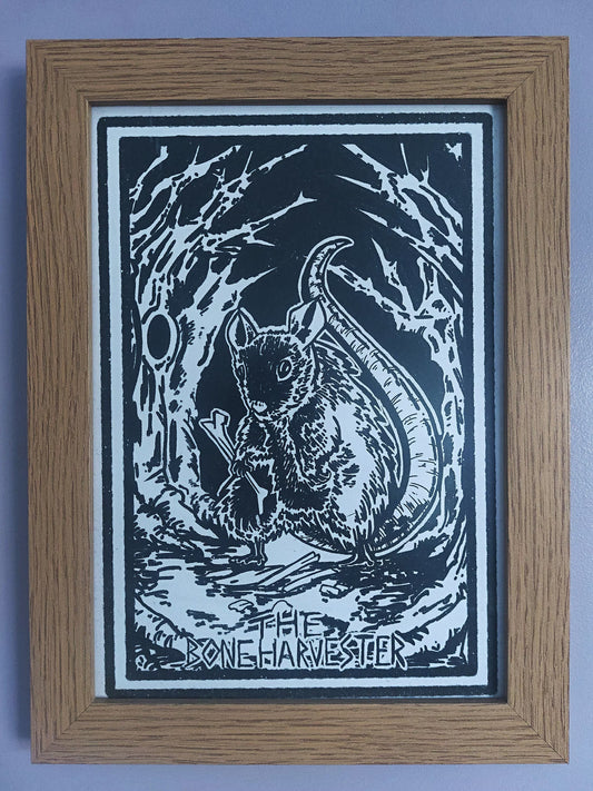 The Bone Harvester A4 print
