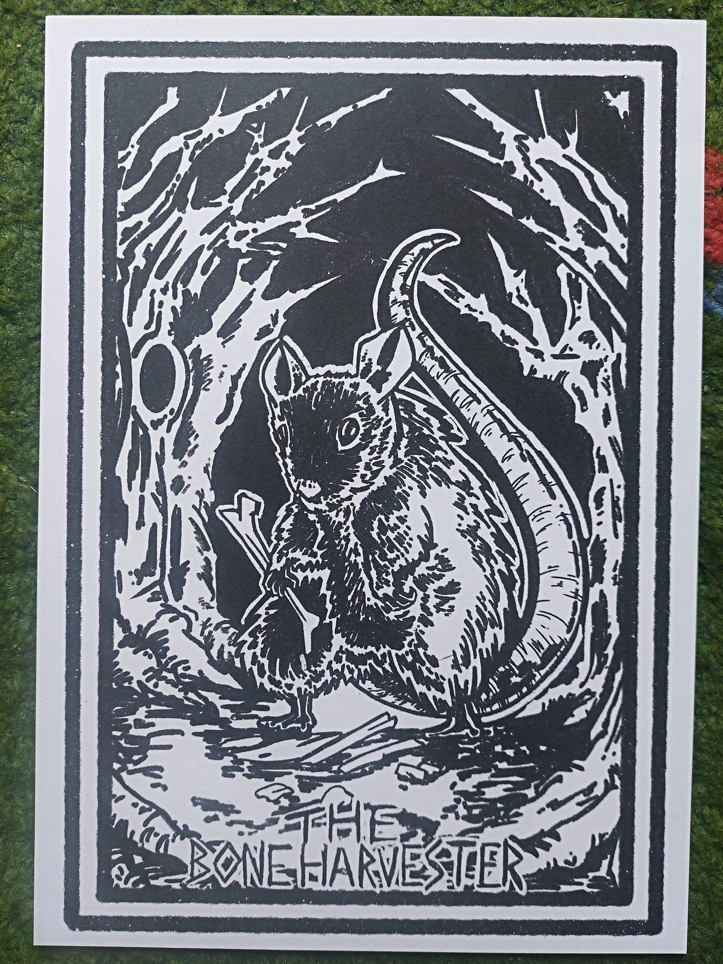 The Bone Harvester A4 print
