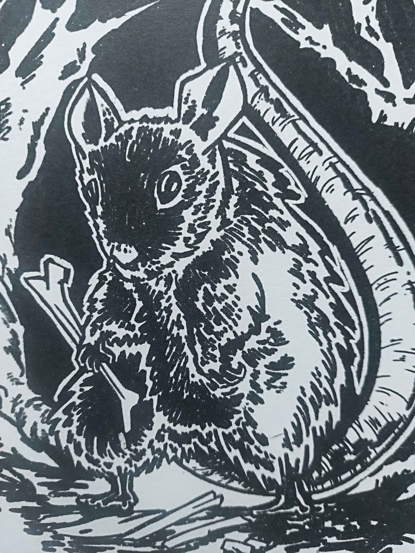 The Bone Harvester A4 print