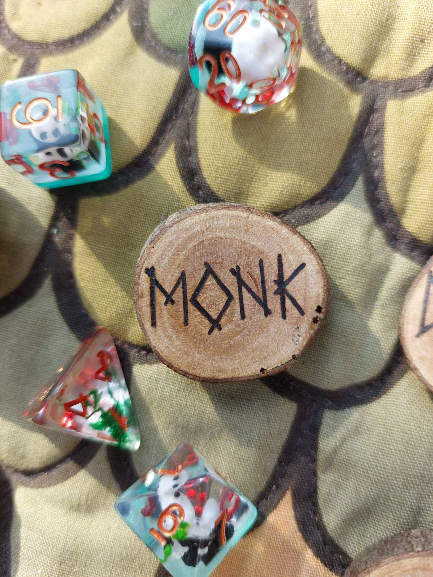 Dungeons and Dragons Class badges