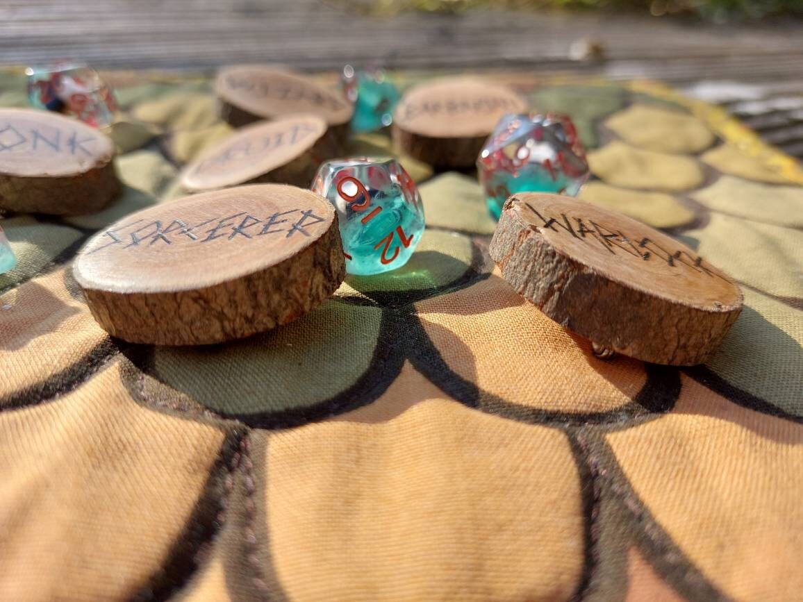 Dungeons and Dragons Class badges