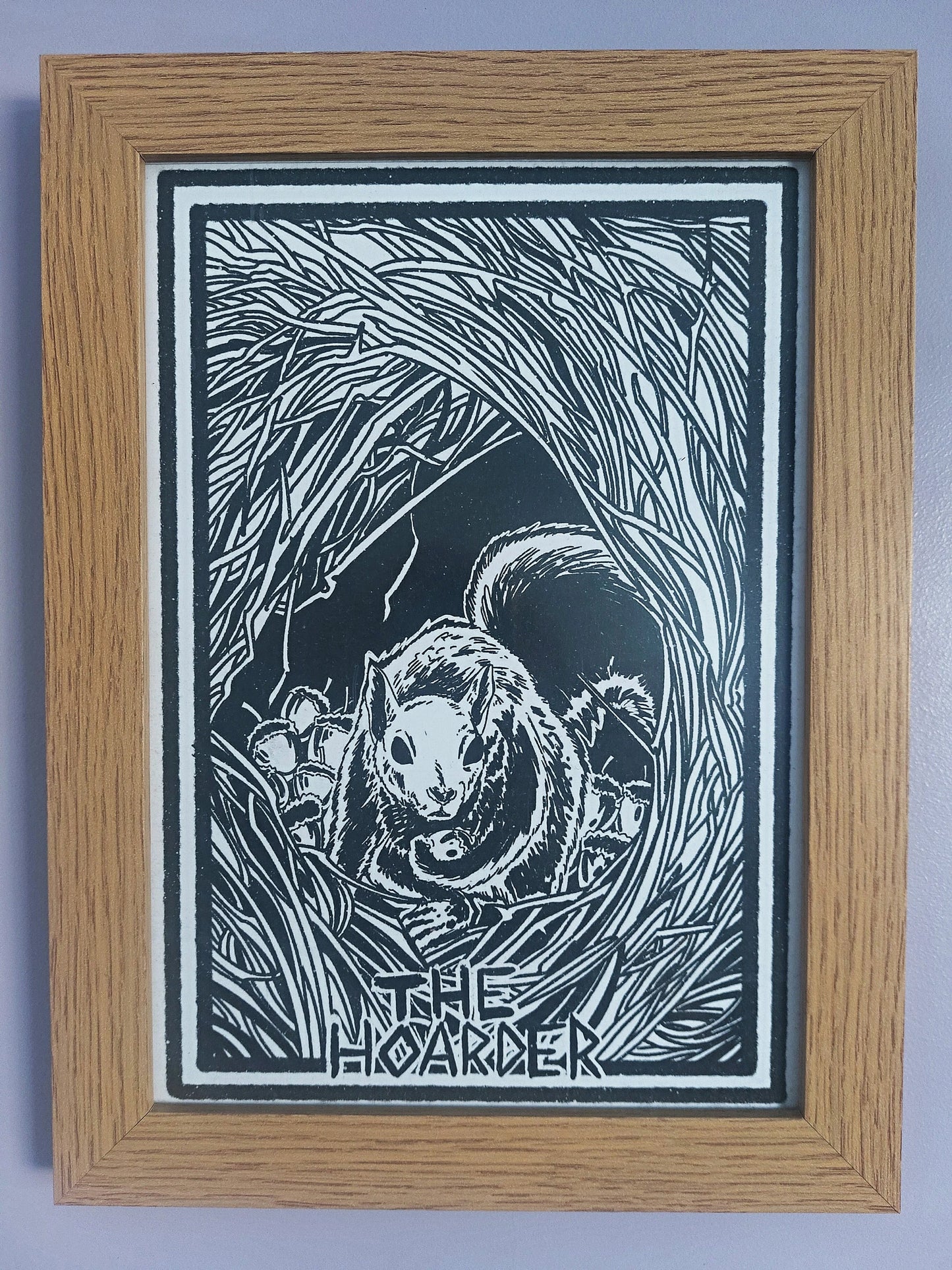 The Hoarder A4 print