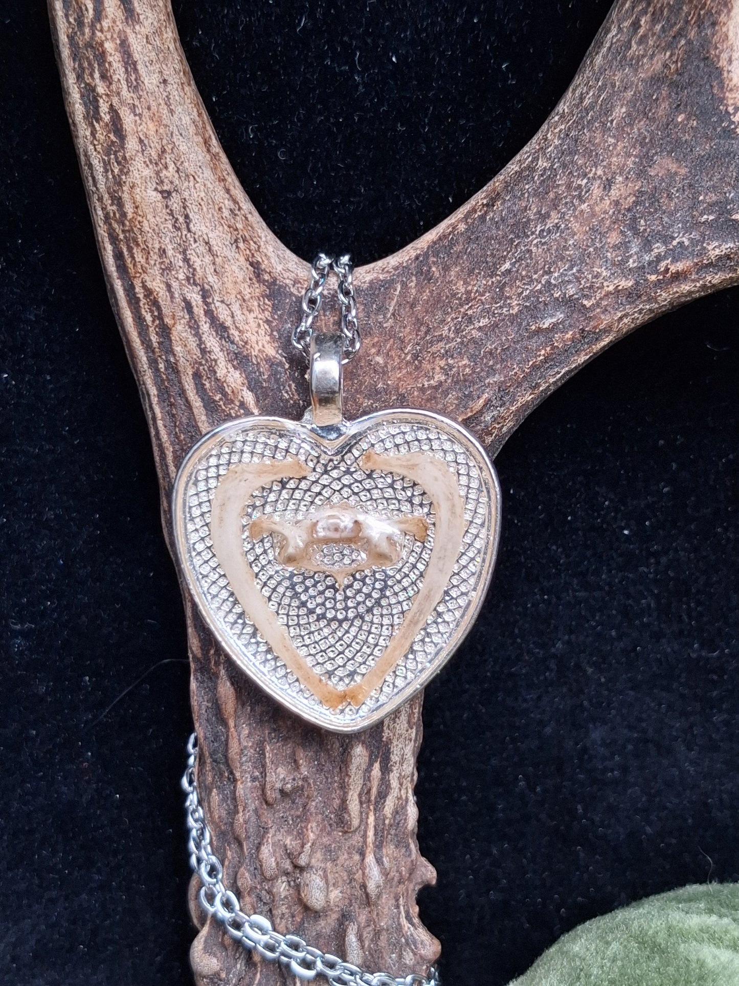 Mouse Bone necklaces encased in resin