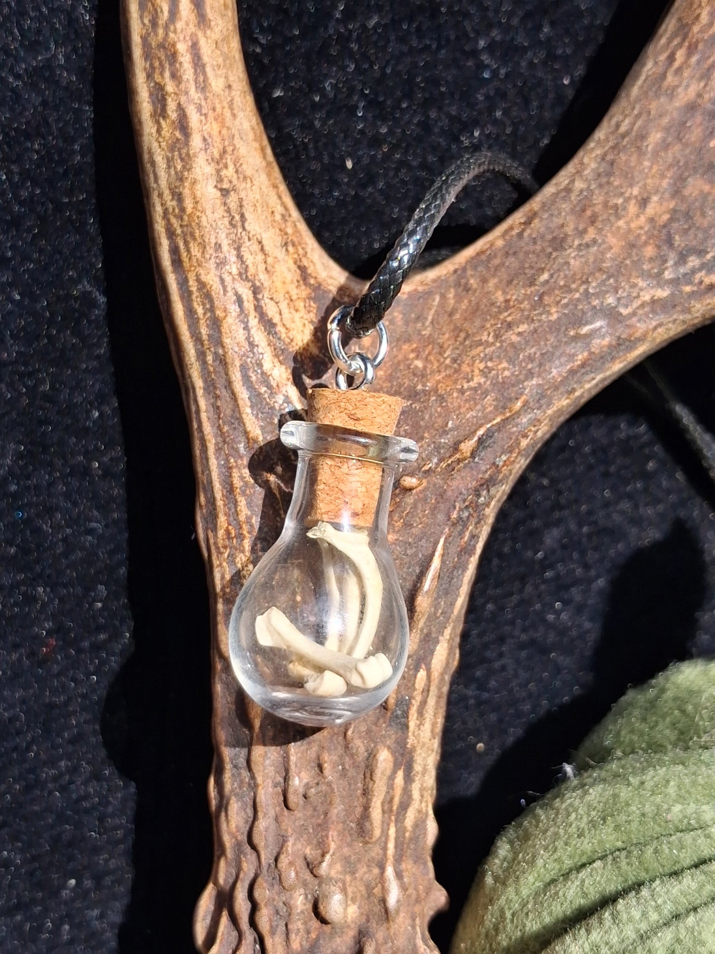 Mouse Bone Vial necklaces