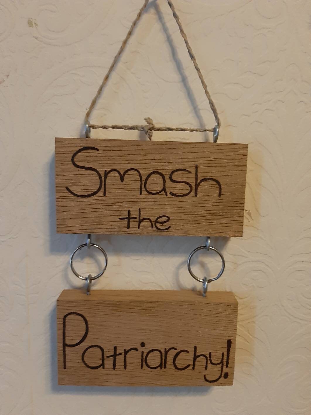 Smash the Patriarchy Wall Hanging