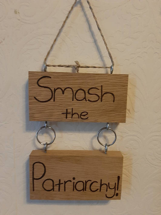 Smash the Patriarchy Wall Hanging