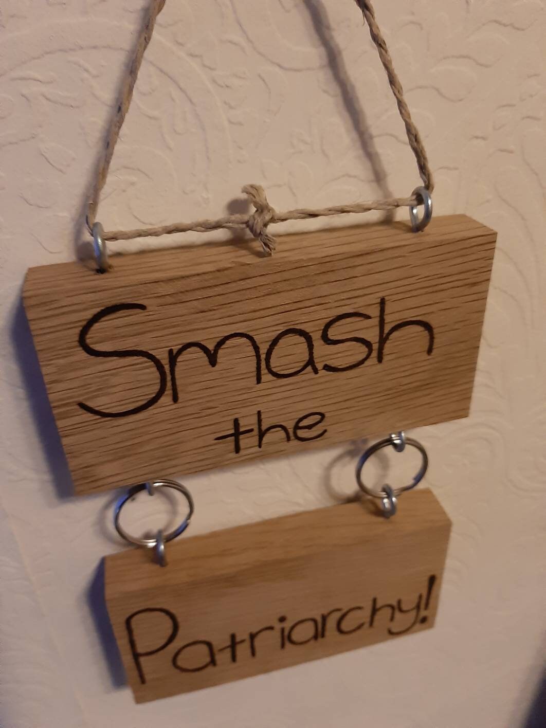 Smash the Patriarchy Wall Hanging
