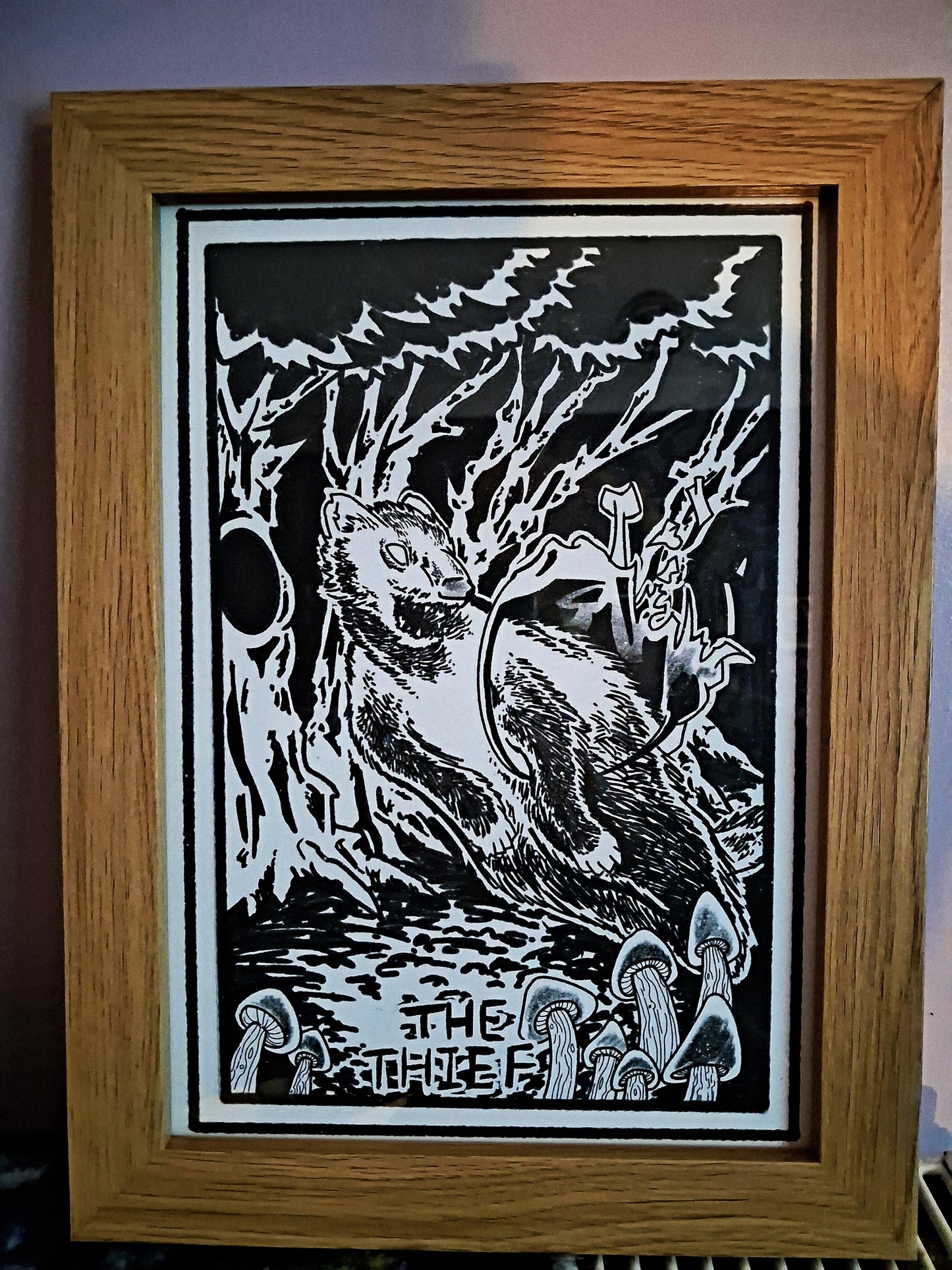 The Thief A4 print