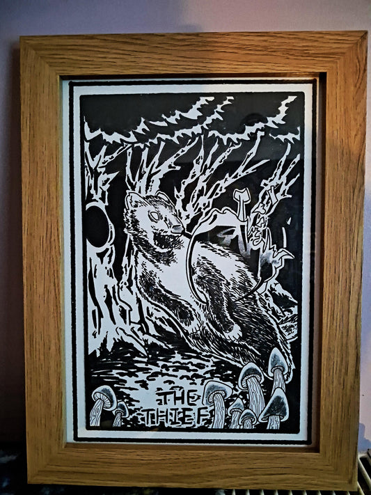 The Thief A4 print