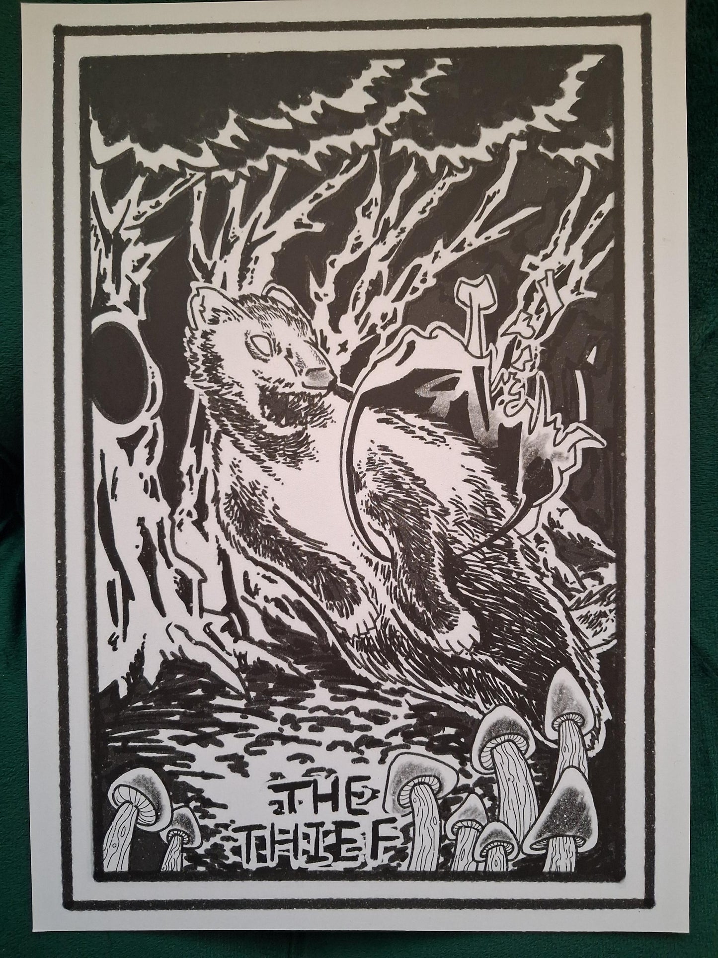 The Thief A4 print