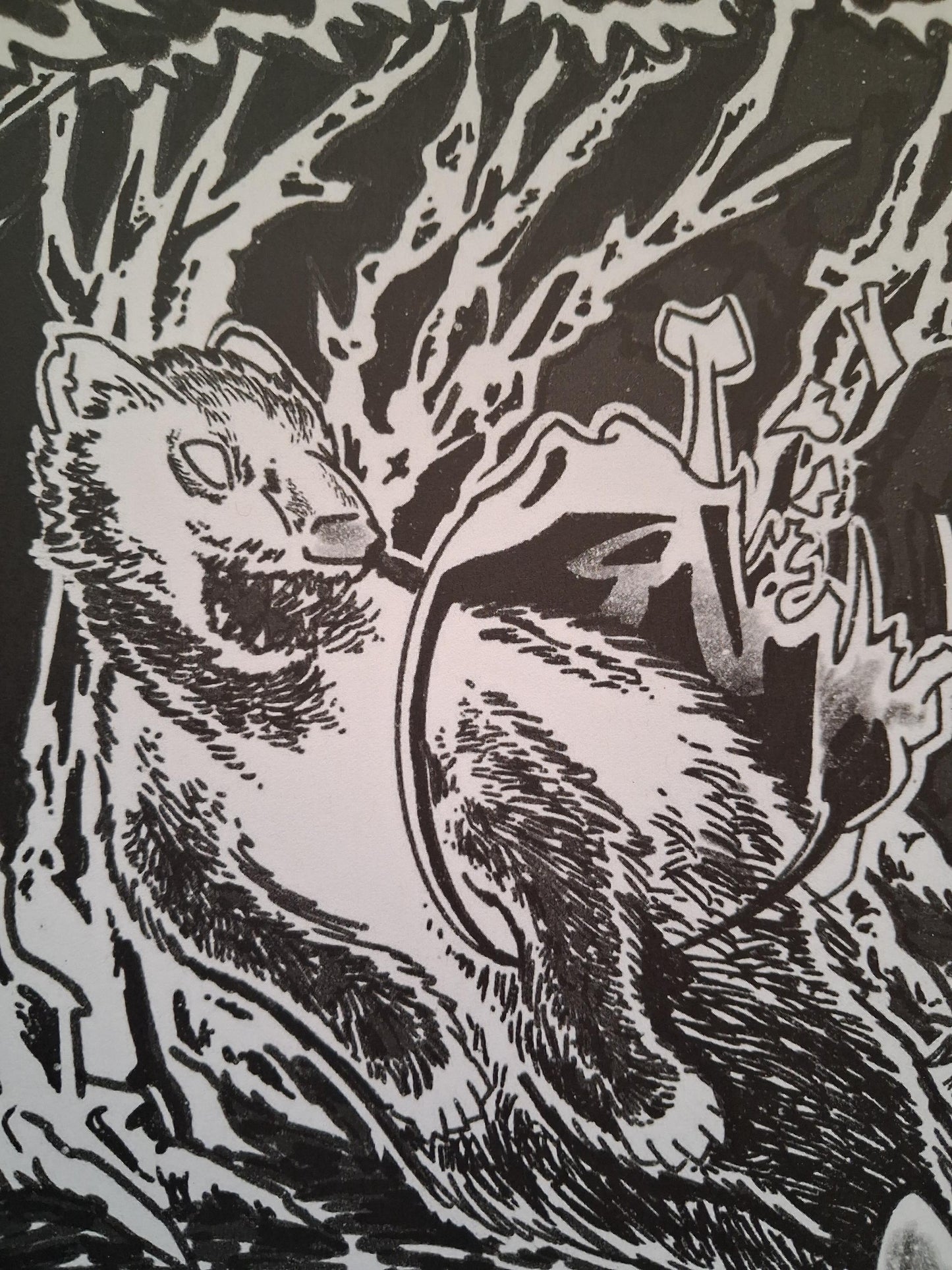 The Thief A4 print